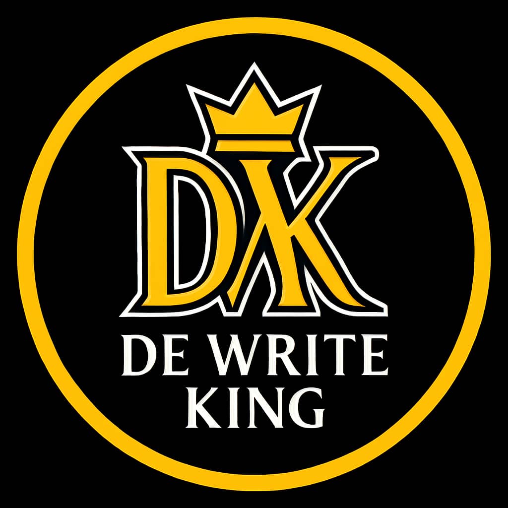 DE WRITE KING DIGITAL Logo